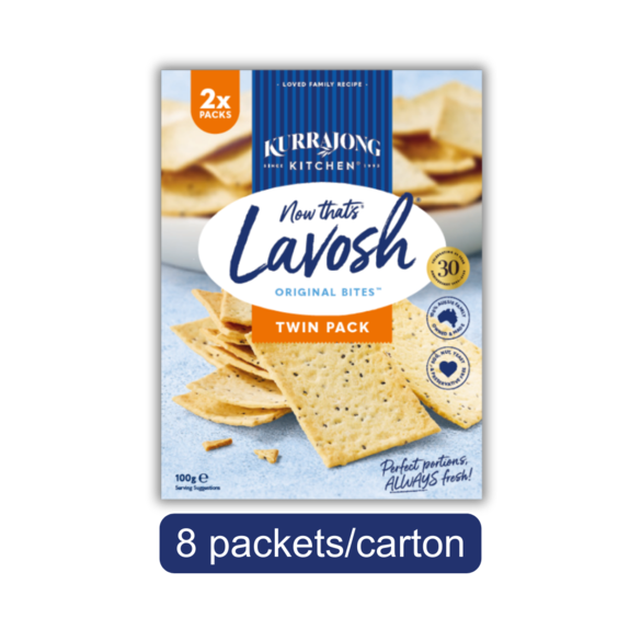 BULK BUY Kurrajong Kitchen LavoshBites™ TWIN PACK Original