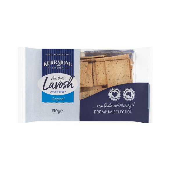 BULK BUY Kurrajong Kitchen LavoshBites™ - Original 130g
