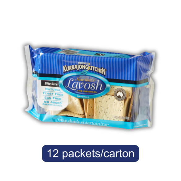 BULK BUY Kurrajong Kitchen LavoshBites™ - Original 130g
