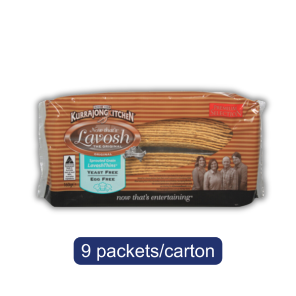 BULK BUY Kurrajong Kitchen LavoshThins™ Sprouted Grain