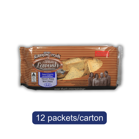 BULK BUY LavoshBites™ Poppy & Sesame 175g