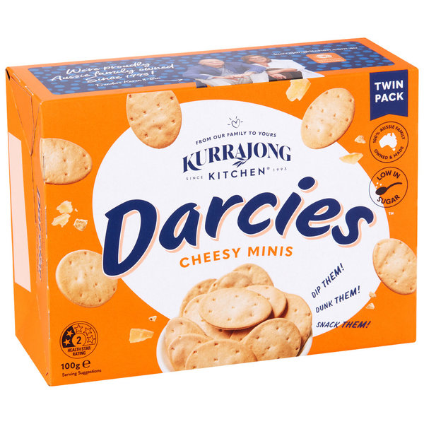 *** NEW 120g Darcies Cheesy Minis